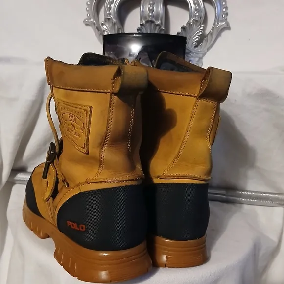 Ralph lauren polo boots tan