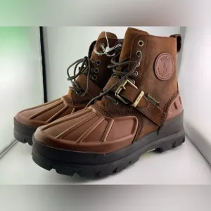 Ralph Lauren Polo Men's Oslo Buckled Detail Waterproof Cold Weather Boots 8.5