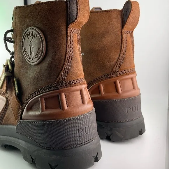 Ralph Lauren Polo Men's Oslo Buckled Detail Waterproof Cold Weather Boots 8.5