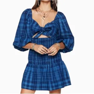 RAMY BROOK CAROLINE TIE DRESS Sz XSP