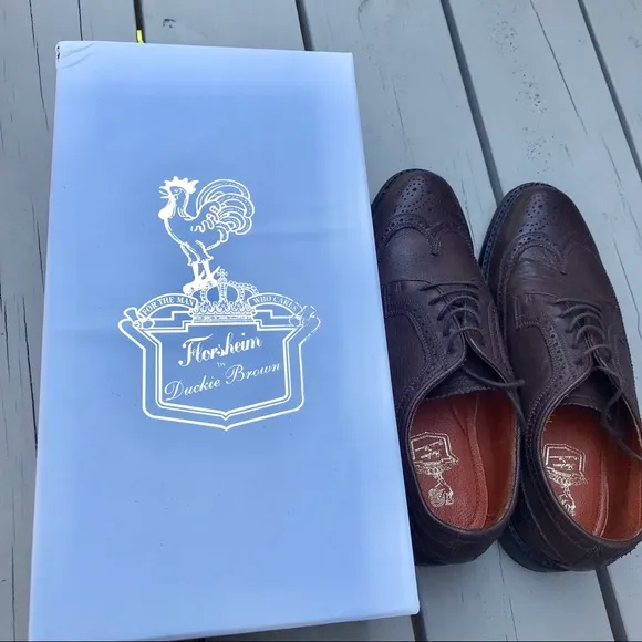 RARE Florsheim x Duckie Brown Oxford Brogue Size 9