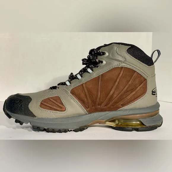 Rare Spira Hiking Boots Women’s Brown Gray Leather Trail Boots Size 8