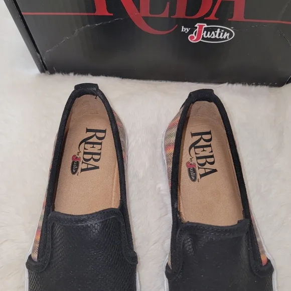 Reba By Justin Helen Serape Print Alice Platform Shoes w/ Box Size 7