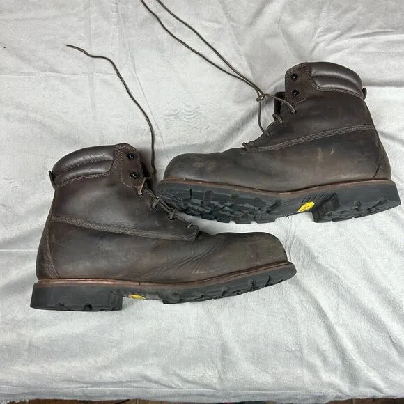Red Wing Dynaforce Boots Men's Size 11.5 Brown Waterproof Lace Up 2413-11