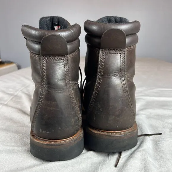 Red Wing Dynaforce Boots Men's Size 11.5 Brown Waterproof Lace Up 2413-11