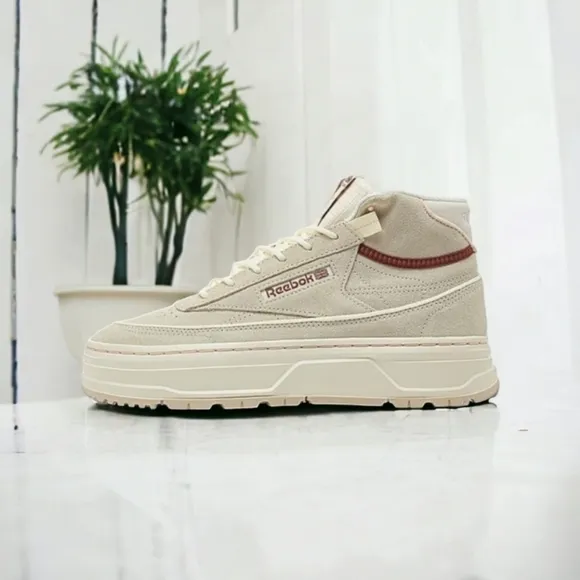 Reebok Club C Geo Mid Platform Casual Shoes Sz 11 New In Box