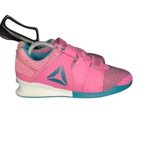 Reebok Legacy Lifter FlexWeave Posh Pink CJ  Cummings Pink White Teal Women’s Si