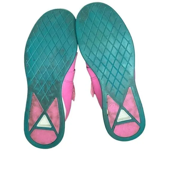 Reebok Legacy Lifter FlexWeave Posh Pink CJ  Cummings Pink White Teal Women’s Si