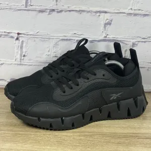 Reebok Zig Dynamica Triple Black Running Shoes Men's Size 9.5 Athletic Sneakers