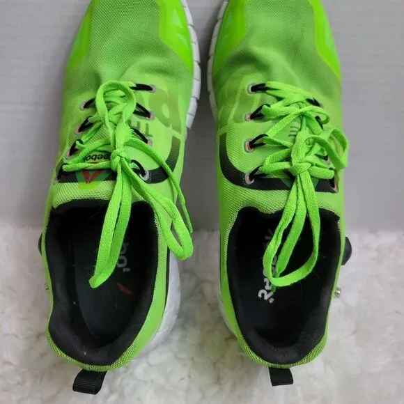 Reebok ZPump Fusion 2.0 Men's Shoes Size 9.5 Green And Black Running