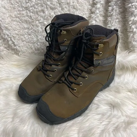 Refrigiwear Iron Tuff Hiker Leather waterproof insulated lace up boots Size 14M