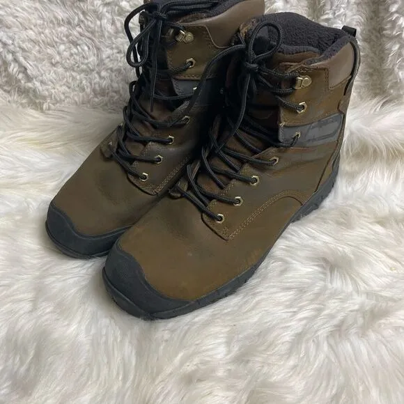 Refrigiwear Iron Tuff Hiker Leather waterproof insulated lace up boots Size 14M