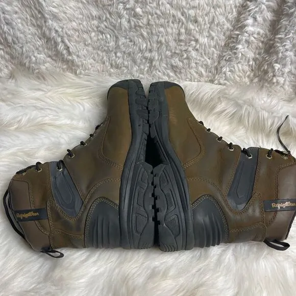 Refrigiwear Iron Tuff Hiker Leather waterproof insulated lace up boots Size 14M