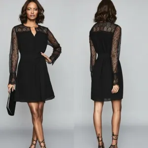 Reiss Callista Lace Mini Dress NWT Size 4