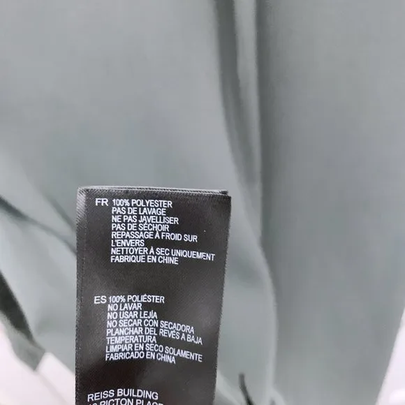 Reiss Hue Tie-Neck Shirt Dress