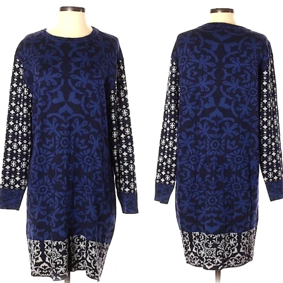 Revolve Gypsy 05 Damask Knit Sweater Dress