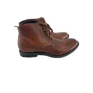 Roan by Bed Stu Proff Mens Size 10 Eu 43 Brown Leather Lace Casual Dress Boots
