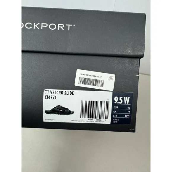 Rockport Trail Technique Slide Sandals Sz: 9.5W