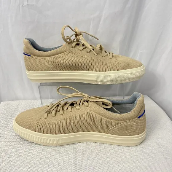 Rothys Shoes Men’s Size 12 Sneaker RS02 Breathable Tan‎ Khaki Casual Comfort