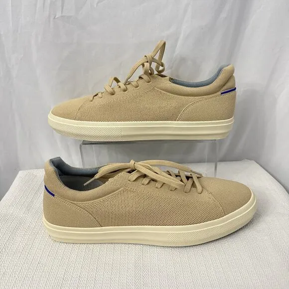 Rothys Shoes Men’s Size 12 Sneaker RS02 Breathable Tan‎ Khaki Casual Comfort