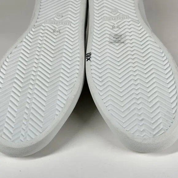 Rothy’s The Lace Up Sneakers In Bright White Women’s Size 10 Casual Shoes EUC