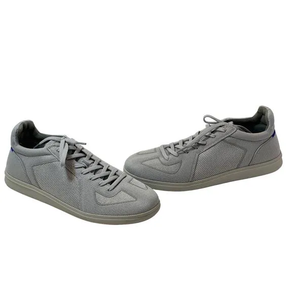 Rothy's The RS01 Sneaker Mens Size 11 Lace Up Sneakers Light Grey Shoes