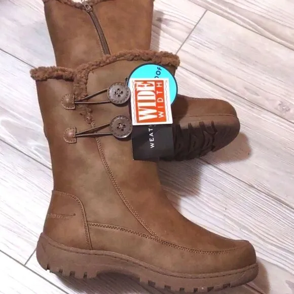 (S-2877) Weatherproof Women's Cold  Weather Boots Miranda Sz 8W