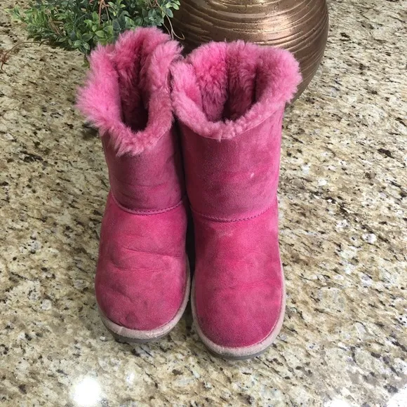‼️SALE‼️ Ugg Australia Bailey Bow II Pink Boot w/ Satin Bow
