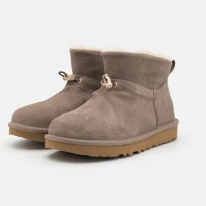 SALE UGG Classic Mini Toggler Smoke Plum Boots New