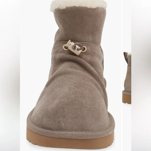 SALE UGG Classic Mini Toggler Smoke Plum Boots New