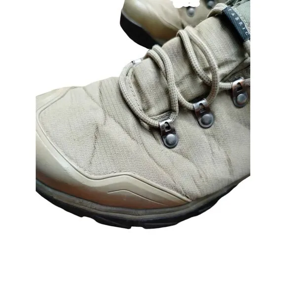 Salomon Boots Mens 9‎ Green Outback 500 GTX Gore Tex Hiking Cordura Gorpcore