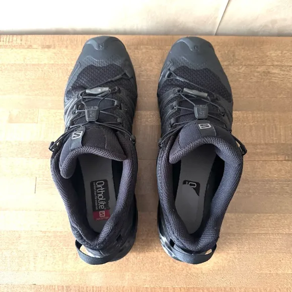 Salomon Men's Black Trail Running Shoes Size 10.5