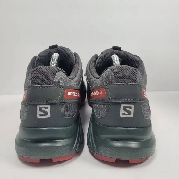 Salomon Speedcross 4 Men's Gray Orange Trail Running Shoes 404661 US Size 12.5