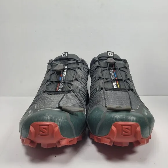 Salomon Speedcross 4 Men's Gray Orange Trail Running Shoes 404661 US Size 12.5