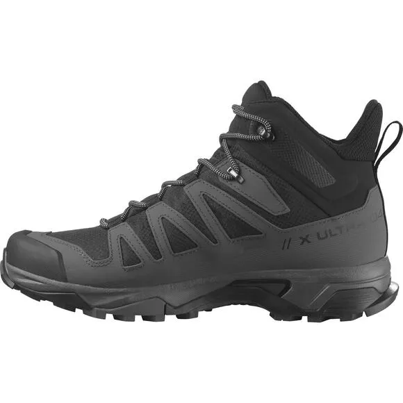Salomon X Ultra 4 Mid GTX Boots Mens Size 12 Gore-Tex Waterproof Grey/Black