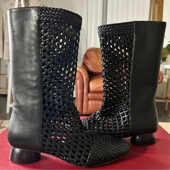 Salvatore Ferragamo Tarsina Boots, Size 5, New in Box
