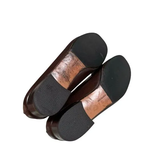 Salvatore Ferragamo Women's Brown Loafer‎ Gancini Shoes Sz 6 B Made in Italy