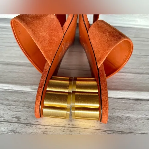 SALVATORE FERRAGANO Belluno Suede Sandals 8.5