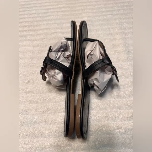 Sam Edelman Carter Thong Sandals In Black. Size 7