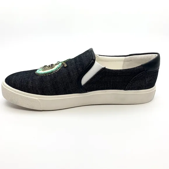 SAM EDELMAN EVELINA DENIM SNEAKERS SHOES
