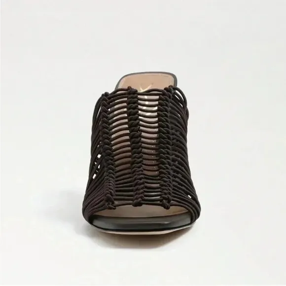 Sam Edelman Laurette Brown Block Heel Slip On Sandals, NEW, Size 7.5 MSRP $140