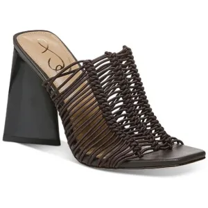 Sam Edelman Laurette Brown Block Heel Slip On Sandals, NEW, Size 7.5 MSRP $140