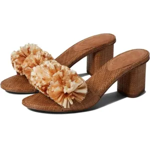 Sam Edelman Olia Cuoio BrownSlip On Block Heeled Slip on Mule size 8.5