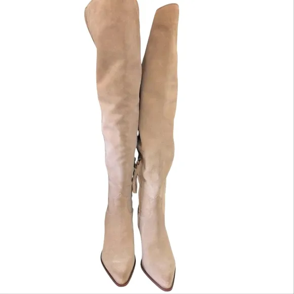 Sam Edelman Women's Julee Over-The-Knee Cow Boy High Boots... Size 8.5