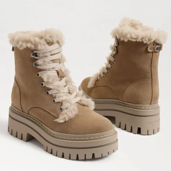 Sam Edelman Women's Kyler 2 Lace Up Cold Weather Boots Size 6
