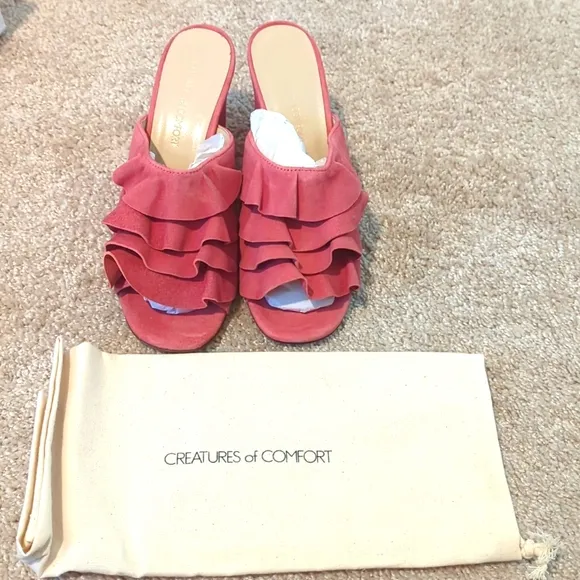 Sandals by Creators of Habit Kiera Azalea Suede w/Dust Bag