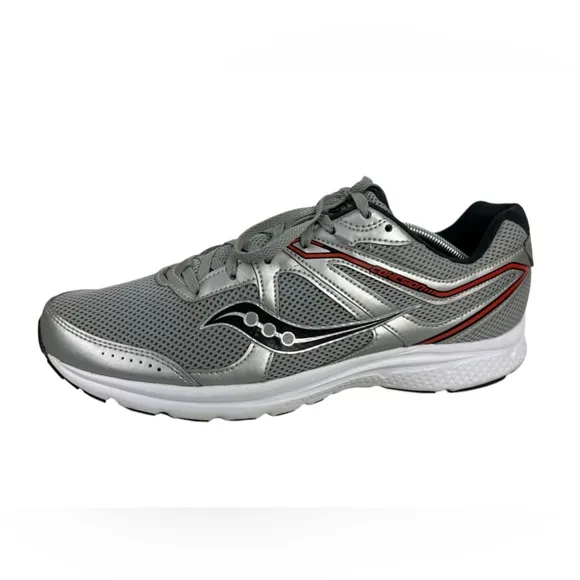 Saucony Cohesion 11 S20420-5 Mens Size 12.5 Gray Silver Running Shoes Sneakers