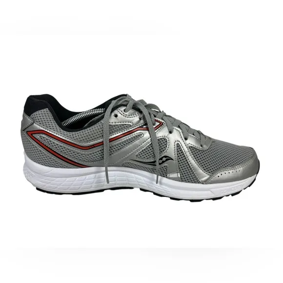 Saucony Cohesion 11 S20420-5 Mens Size 12.5 Gray Silver Running Shoes Sneakers