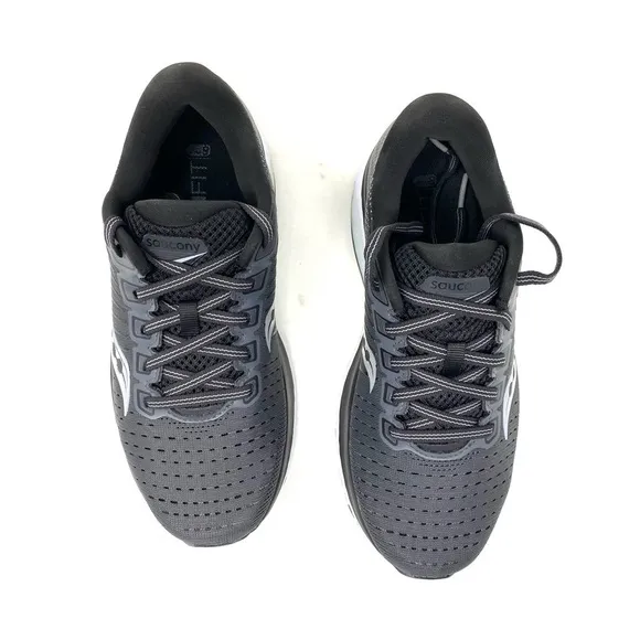 Saucony Guide 13 black white running shoes