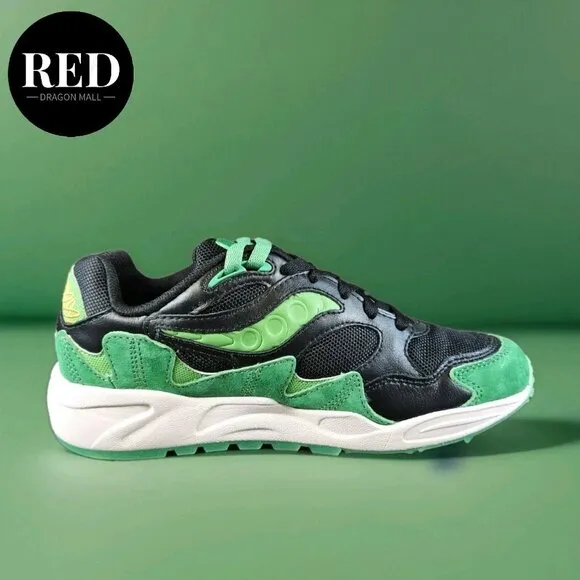Saucony Retro Shadow Runner Lucky Shamrock Grid Shoes - Men's Size 9
